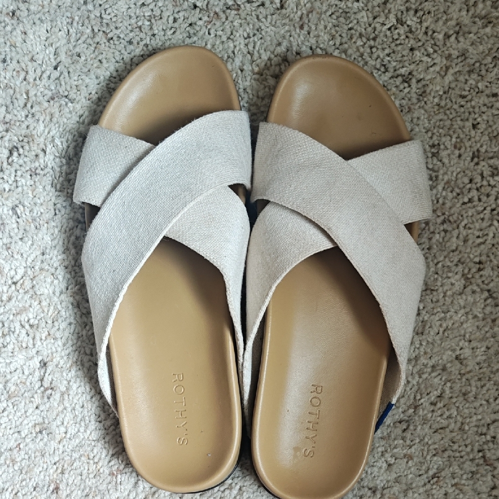 Rothy's The Weekend Slide - White Neautral